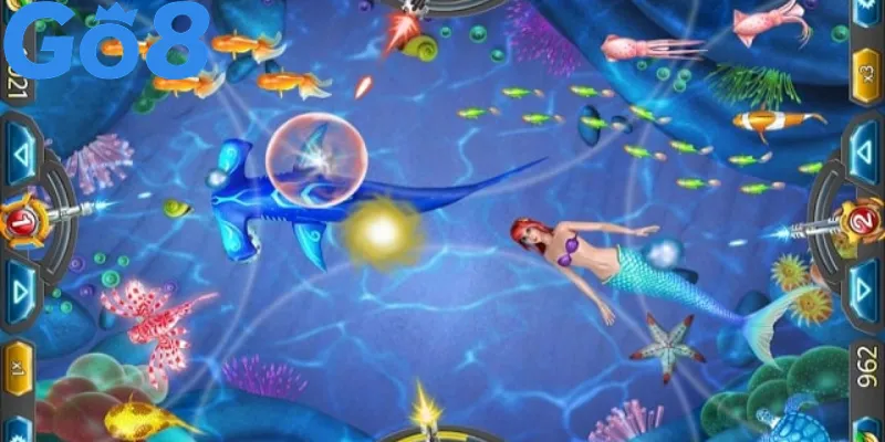 Giao diện game bắn cá đổi thưởng đồ họa sắc nét
